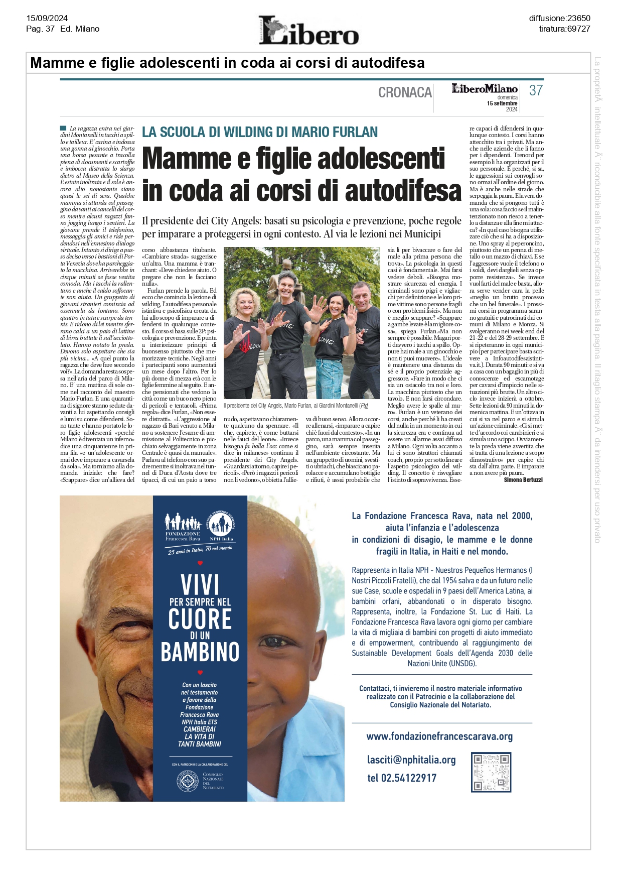 Corsi di autodifesa per donne a Milano