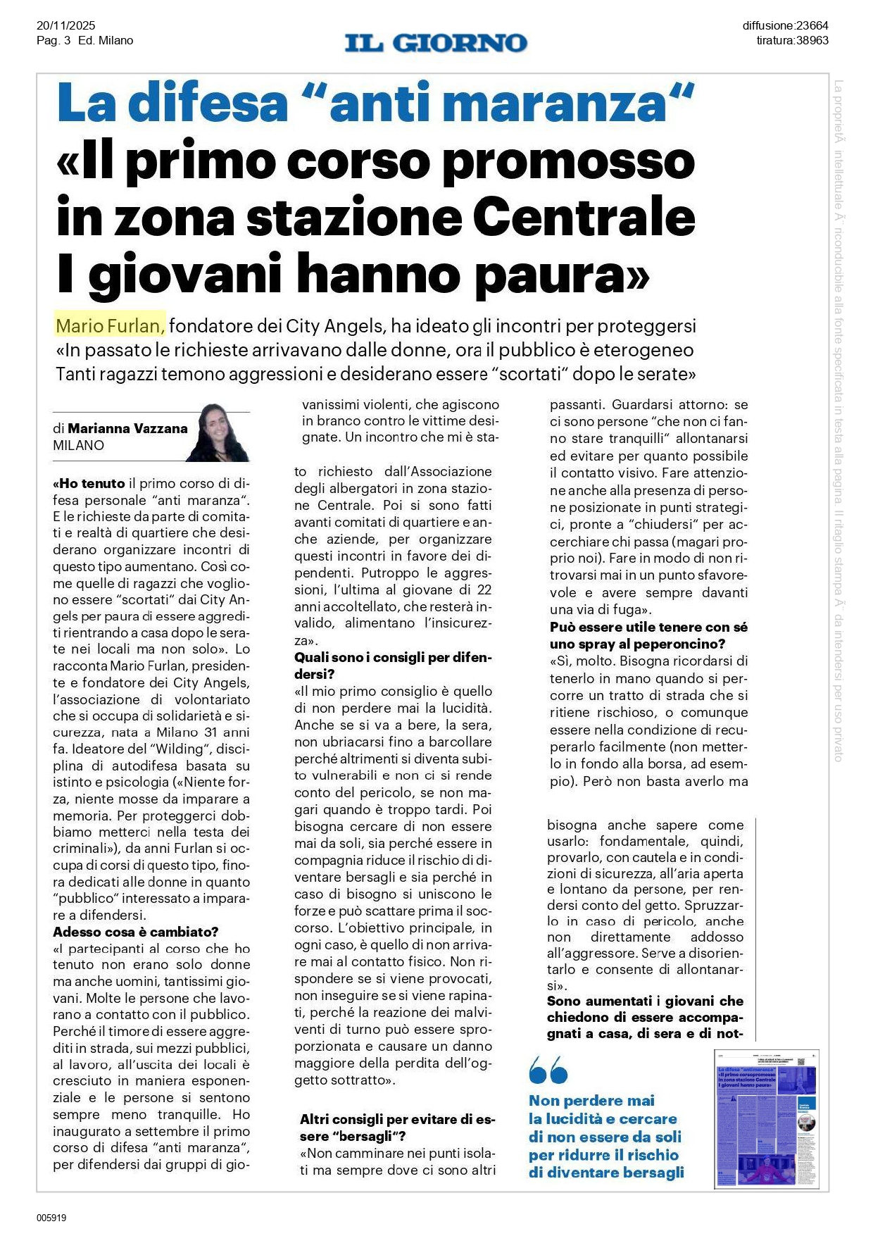 Corsi anti maranza